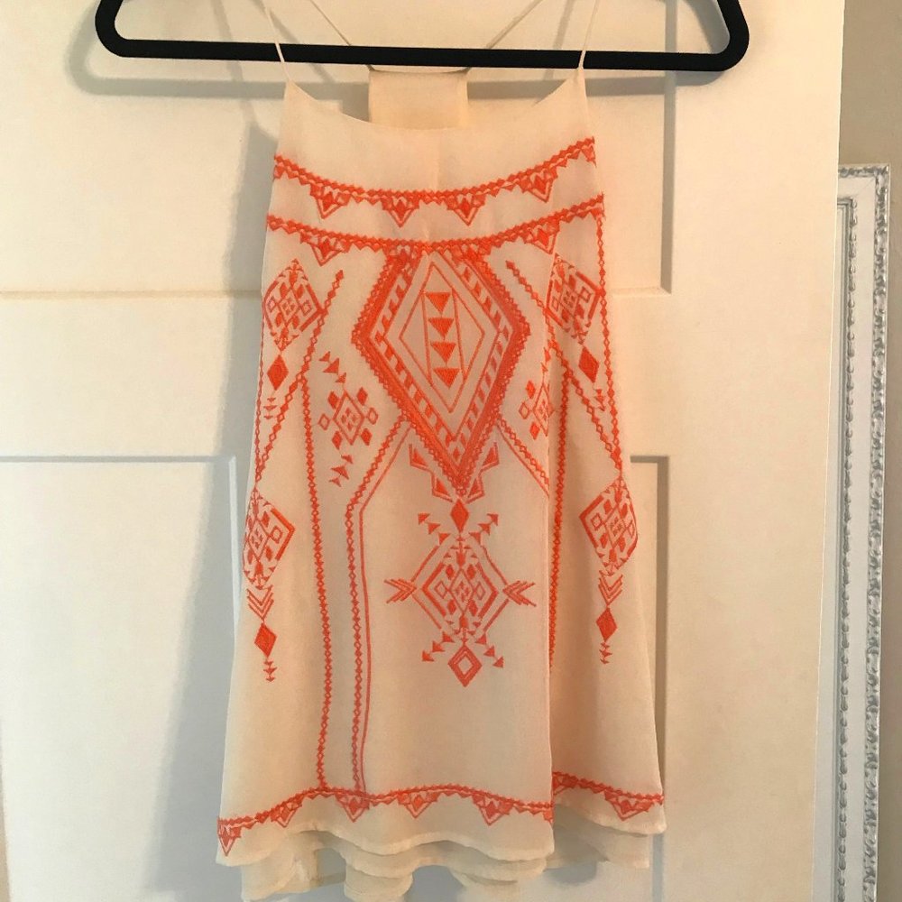 Pink Embroidered Top